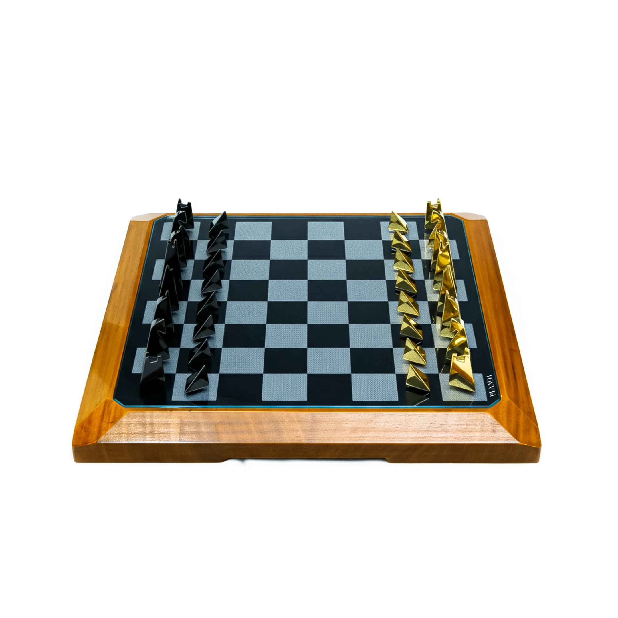 Walnut Masaüstü Satranç - Görsel 6