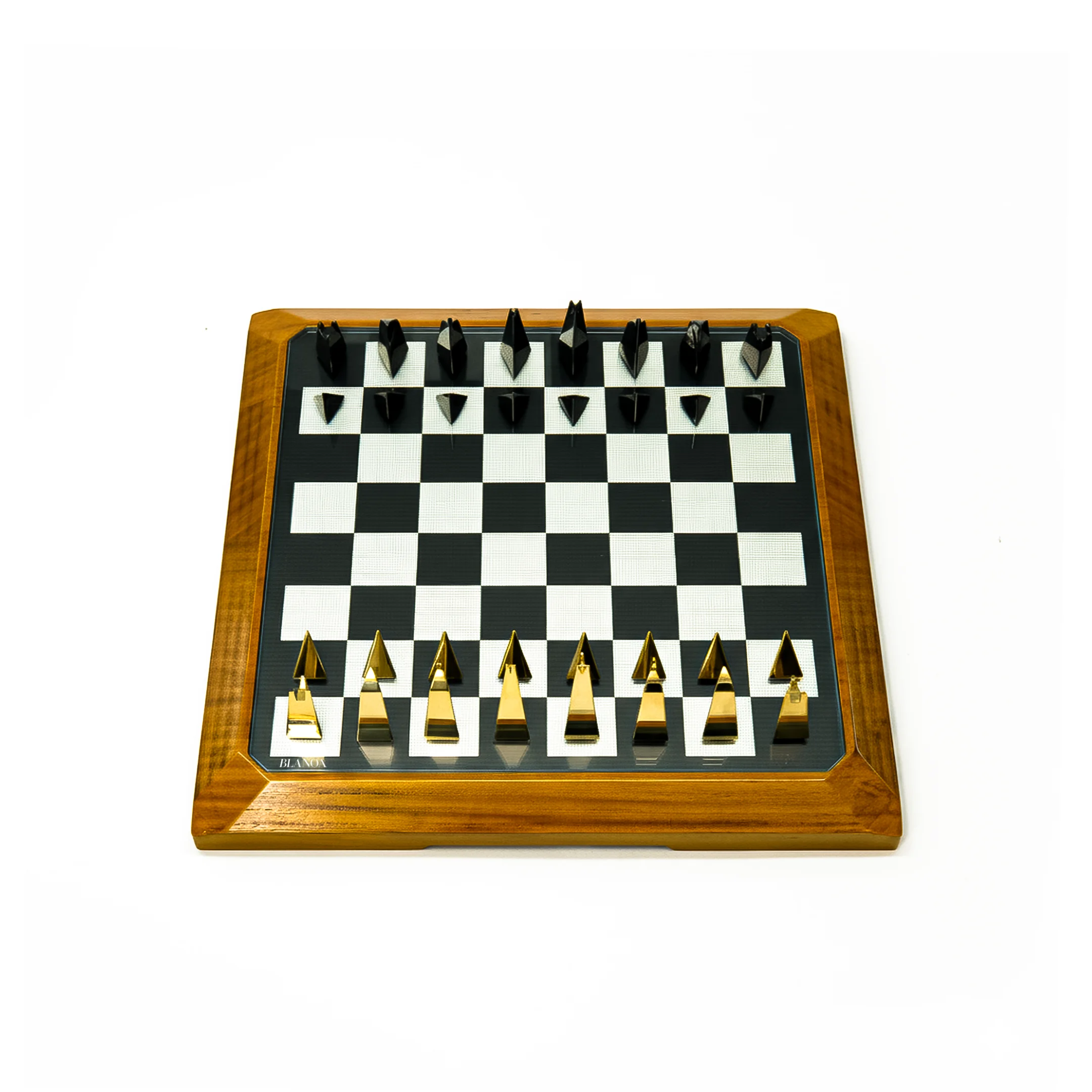Walnut Masaüstü Satranç - Görsel 5